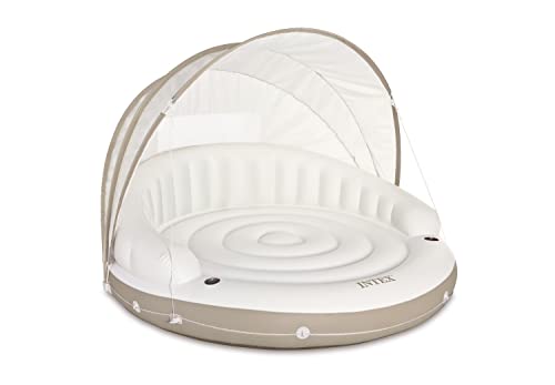 Intex 58292EU - Aufblasbare Lounge, Liegeinsel Canopy Island, 78 x 59 Zoll
