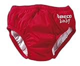 Beco Baby Aqua-Windel Slipform mit Gummibündchen, Schwimmhilfe,Rot, S (4-8 KG)