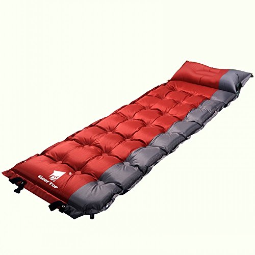 GEERTOP Selbstaufblasbare Camping Luftmatratze Tragbare Isomatte 5cm Dick 1 Personen Matratze Matte Unterlage mit...