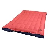 10T Ruby Double Box 2 Mann Luftbett Baumwoll-Matratze 190x120x19 cm Retro Luftmatratze Campingmatte