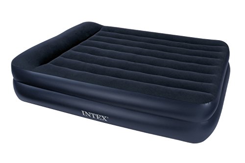 Intex Pillow Rest Raised Luftbett - Queen - 203 x 152 x 42 cm - Mit eingebaute elektrische Pumpe