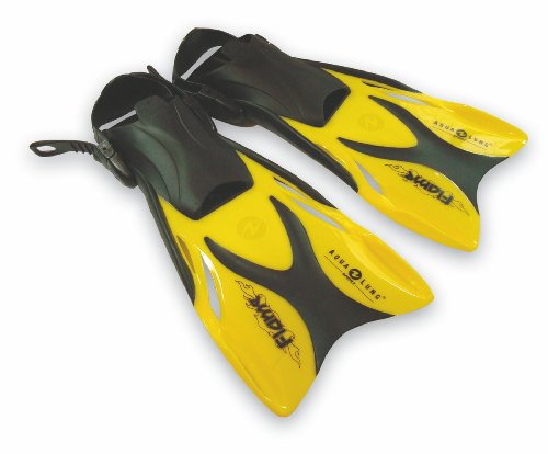 U.S. Divers Flame Kinder Schwimmflosse Flosse gelb (33 - 36) verstellbar