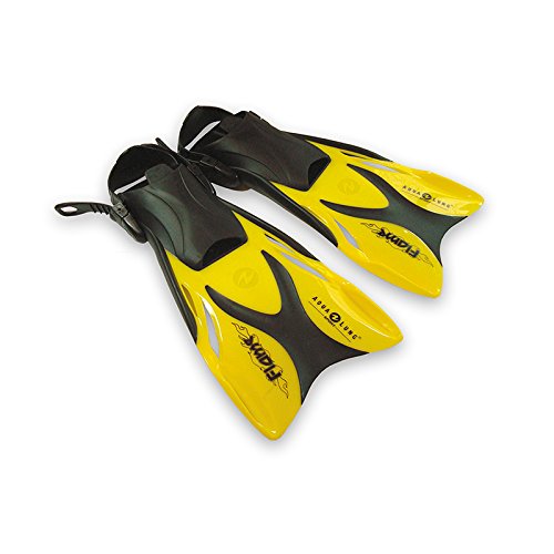 U.S. Divers Flame Kinder Schwimmflosse Flosse gelb (33 - 36) verstellbar