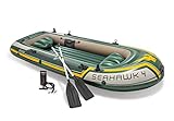 Intex Seahawk 4 Set Schlauchboot - 351 x 145 x 48 cm - 4-teilig - Grün