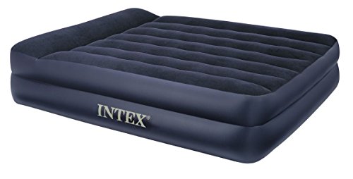 Intex 12-66702 Luftbett Pillow Rest Queen, 230 V, blau