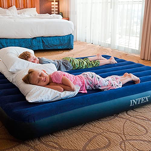 Intex Classic Downy Luftbett - Queen - 152 x 203 x 22 cm - Blau