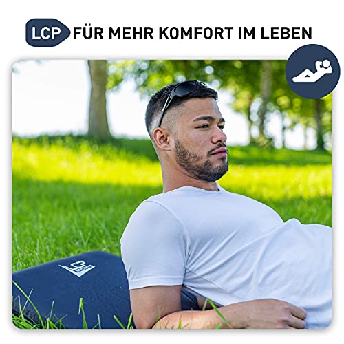 LCP Sports Selbstaufblasbare Luftmatratze Camping Isomatte 200x66x6 cm Outdoor Thermomatte selbstaufblasend